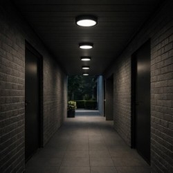 Lubinis lauko šviestuvas Shaun Plus LED 30W 4000K Neutrali balta (Juoda)