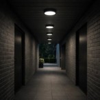 Lubinis lauko šviestuvas Shaun Plus LED 30W 4000K Neutrali balta (Juoda)