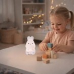 Vaikiškas šviestuvas Lightimals LED 0.05W  (Balta)