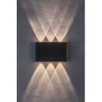 Sieninis lauko šviestuvas Portel LED 5W 2000, 2700, 4000K CCT keičiama balta spalva (Juoda)