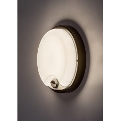 Sieninis lauko šviestuvas Lonato LED 18W 4000K Neutrali balta (Juoda)