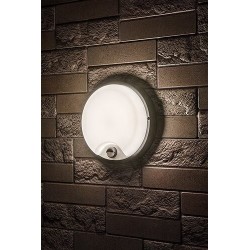 Sieninis lauko šviestuvas Lonato LED 18W 4000K Neutrali balta (Juoda)