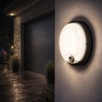 Sieninis lauko šviestuvas Lonato LED 18W 4000K Neutrali balta (Juoda)