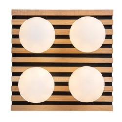 Lubinis šviestuvas Noxelle 4xG9  (Juoda, Ąžuolo)