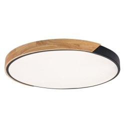 Lubinis šviestuvas Maple2 LED 42W 3000, 4000, 6500K CCT keičiama balta spalva (Juoda)
