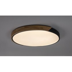 Lubinis šviestuvas Maple2 LED 42W 3000, 4000, 6500K CCT keičiama balta spalva (Juoda)
