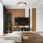 Lubinis šviestuvas Maple2 LED 42W 3000, 4000, 6500K CCT keičiama balta spalva (Juoda)