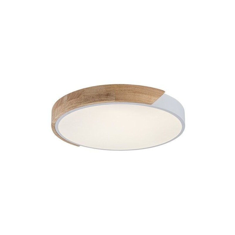 Lubinis šviestuvas Maple2 LED 40W 3000, 4000, 6500K CCT keičiama balta spalva (Balta)