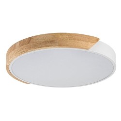 Lubinis šviestuvas Maple2 LED 40W 3000, 4000, 6500K CCT keičiama balta spalva (Balta)