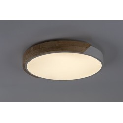 Lubinis šviestuvas Maple2 LED 40W 3000, 4000, 6500K CCT keičiama balta spalva (Balta)