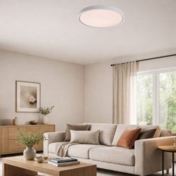 Lubinis šviestuvas Zerina LED 54W 3000-6500K CCT keičiama balta spalva (Balta)
