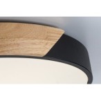 Lubinis šviestuvas Maple2 LED 24W 4000K Neutrali balta (Juoda)