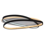 Lubinis šviestuvas Brantiel LED 57W 3000-6000K CCT keičiama balta spalva (Juoda, Balta)