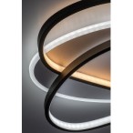 Lubinis šviestuvas Brantiel LED 57W 3000-6000K CCT keičiama balta spalva (Juoda, Balta)