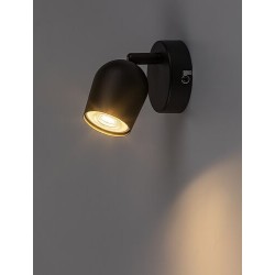 Sieninis šviestuvas Lianet 1xGU10  (Juoda)