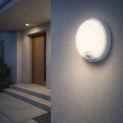 Sieninis lauko šviestuvas Lonato LED 18W 4000K Neutrali balta (Balta)