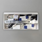SHELF LED sieninis šviestuvas su lentyna ir USB, baltas, dešininis, 11W, 4000K