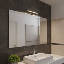 KLIMT Juodas LED sieninis šviestuvas 8W, 40cm, 3000-6000K, IP44