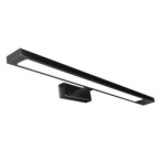 KLIMT Juodas Sieninis LED Šviestuvas, 12W, 60cm, 3000-6000K, IP44
