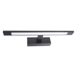 KLIMT Juodas Sieninis LED Šviestuvas, 12W, 60cm, 3000-6000K, IP44