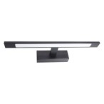 KLIMT Juodas Sieninis LED Šviestuvas, 12W, 60cm, 3000-6000K, IP44