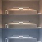 KLIMT LED veidrodžių šviestuvas 12W 60cm, baltas, regul. 3000-6000K, IP44