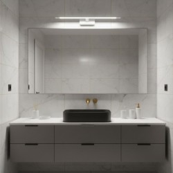 KLIMT LED veidrodžių šviestuvas 12W 60cm, baltas, regul. 3000-6000K, IP44