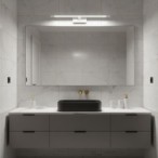 KLIMT LED veidrodžių šviestuvas 12W 60cm, baltas, regul. 3000-6000K, IP44