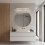 KLIMT LED sieninis veidrodžių ir paveikslų šviestuvas 12W 60cm, chromo, 3000-6000K, IP44