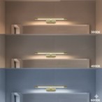KLIMT Aukso sieninis LED šviestuvas 8W, 40cm, 3000-6000K