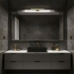 KLIMT Aukso sieninis LED šviestuvas 8W, 40cm, 3000-6000K