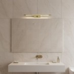 KLIMT LED sieninis šviestuvas, auksinis, 60cm, 12W, 3000K-6000K, IP44
