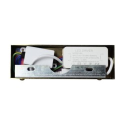 KLIMT LED sieninis šviestuvas, auksinis, 60cm, 12W, 3000K-6000K, IP44
