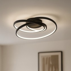 Modernus juodas LED lubinis šviestuvas TURNER 32W 4000K