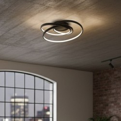 Modernus juodas LED lubinis šviestuvas TURNER 32W 4000K