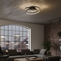 Modernus juodas LED lubinis šviestuvas TURNER 32W 4000K