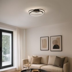 Modernus juodas LED lubinis šviestuvas TURNER 32W 4000K