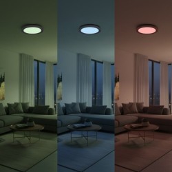 LED Lubinis Plafonas MELO RGBW 36W Ø390mm, pritemdomas