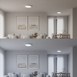 LED Lubinis Plafonas MELO RGBW 36W Ø390mm, pritemdomas