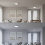 LED Lubinis Plafonas MELO RGBW 36W Ø390mm, pritemdomas