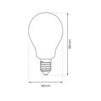 LED lemputė E14 5W 4000K G45 neutrali balta