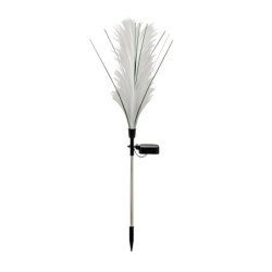 Saulės dekoratyvinis lauko šviestuvas „Fiber“, įsmeigiamas, 3000K, IP44, su jutikliu