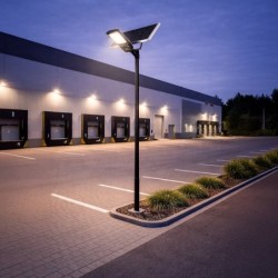 Saulės LED Gatvės Šviestuvas Kobra II 400W 2400lm 4000K IP65 su judesio jutikliu