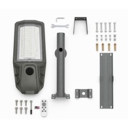 Saulės LED Gatvės Šviestuvas Kobra II 400W 2400lm 4000K IP65 su judesio jutikliu
