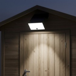 LED Saulės Sieninis Prožektorius su Judesio Jutikliu 8W 800lm 4000K IP44