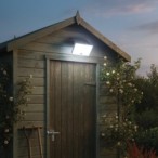 LED Saulės Sieninis Prožektorius su Judesio Jutikliu 8W 800lm 4000K IP44
