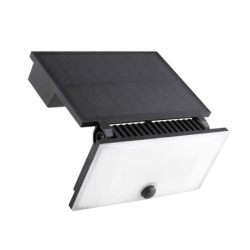 LED Saulės Sieninis Prožektorius su Judesio Jutikliu 8W 800lm 4000K IP44
