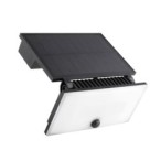 LED Saulės Sieninis Prožektorius su Judesio Jutikliu 8W 800lm 4000K IP44