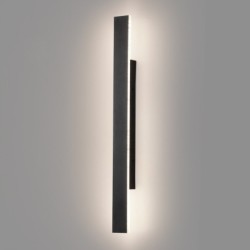 Sieninis lauko šviestuvas Wow II 11W reguliuojama spalva CCT IP54 60cm juodas
