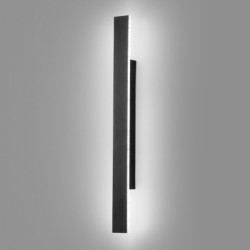 Sieninis lauko šviestuvas Wow II 11W reguliuojama spalva CCT IP54 60cm juodas